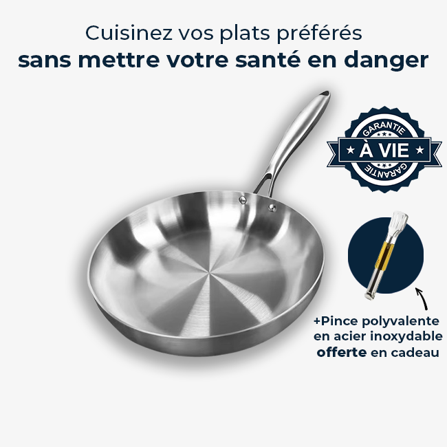 Poêle en acier inoxydable MIRO